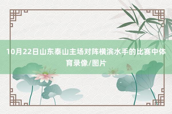 10月22日山东泰山主场对阵横滨水手的比赛中体育录像/图片