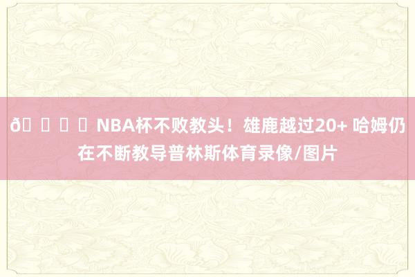 🏆️NBA杯不败教头！雄鹿越过20+ 哈姆仍在不断教导普林斯体育录像/图片