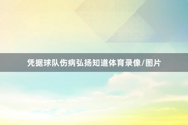 凭据球队伤病弘扬知道体育录像/图片