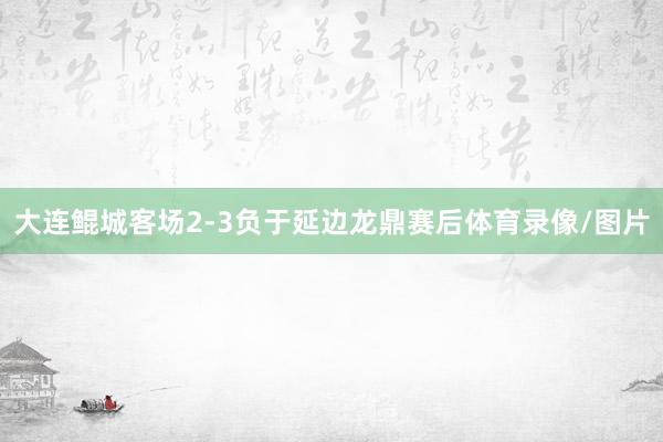 大连鲲城客场2-3负于延边龙鼎赛后体育录像/图片