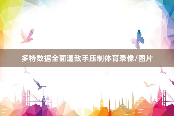 多特数据全面遭敌手压制体育录像/图片