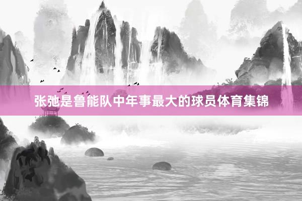 张弛是鲁能队中年事最大的球员体育集锦