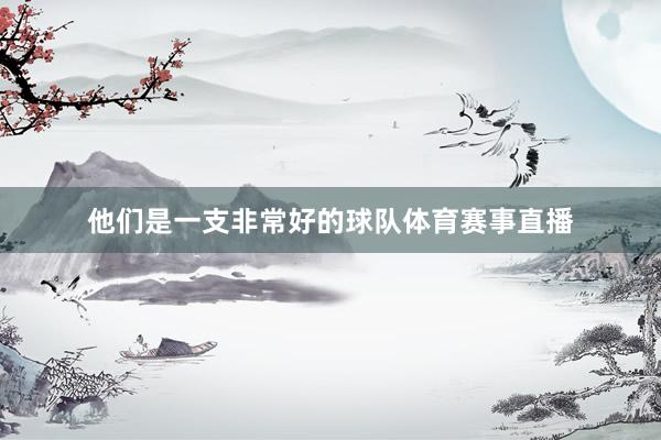 他们是一支非常好的球队体育赛事直播