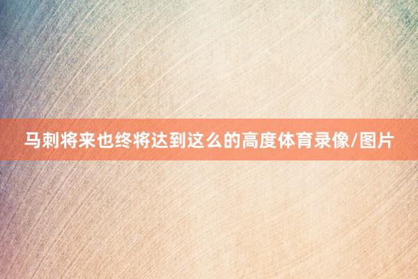 马刺将来也终将达到这么的高度体育录像/图片