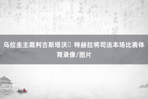 乌拉圭主裁判古斯塔沃・特赫拉将司法本场比赛体育录像/图片